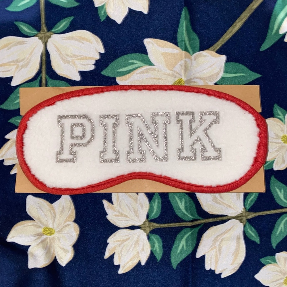 PINK SHEPRA FUZZY SLEEP MASK